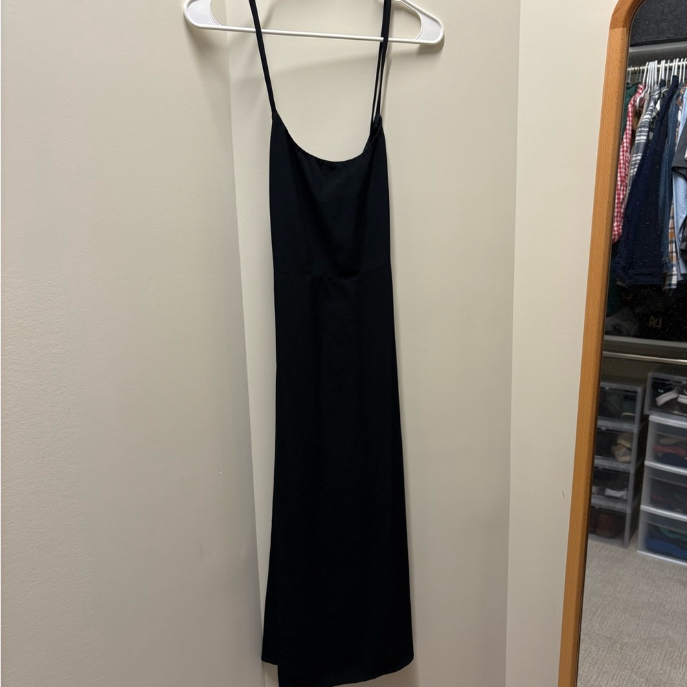 Everlane Elegant Black Slip Dress